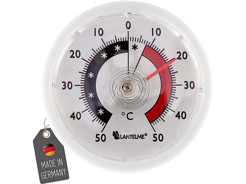 LANTELME 1 Kühlschrankthermometer rundes Stück Küchenhelfer-Set