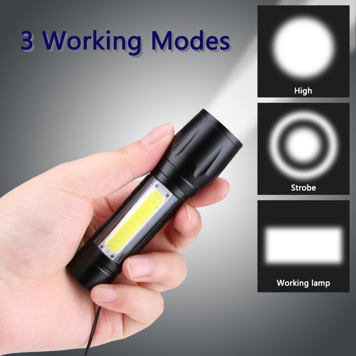 LACAMAX Helle Taschenlampe mit Helligkeit Stift-Clip stabile - tragbares hoher Mini-Modell, Leistung, Taschenlampe