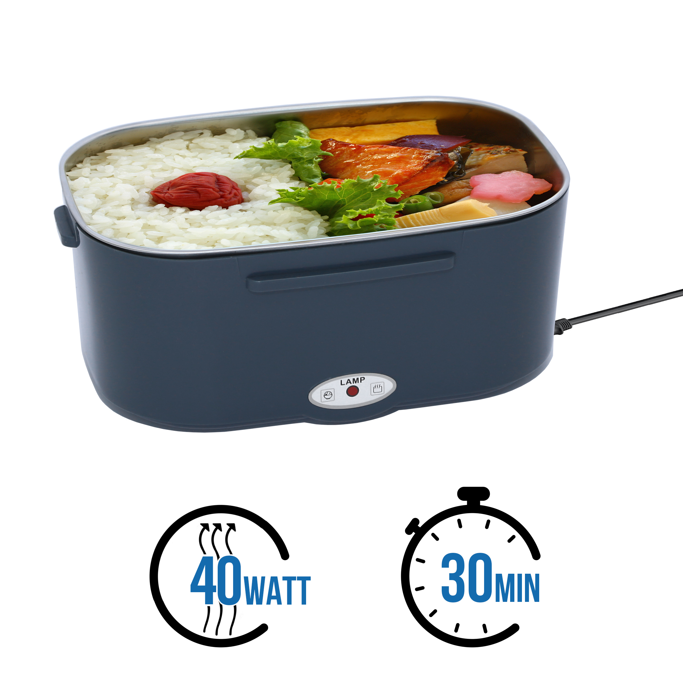 LANTELME 1 Stück Speißewärmer Elektrische Lunchbox