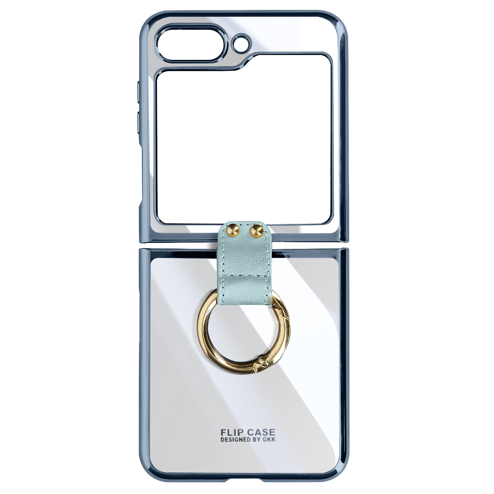 AVIZAR Ring Case Series, Backcover, 5, Flip Samsung, Galaxy Blau Z