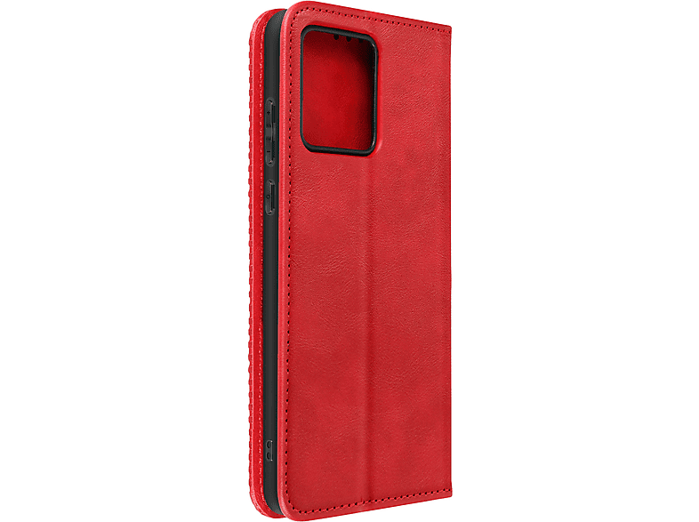 AVIZAR Geo Series Portemonnaie-Hülle Series, Bookcover, Motorola, Moto G84, Rot