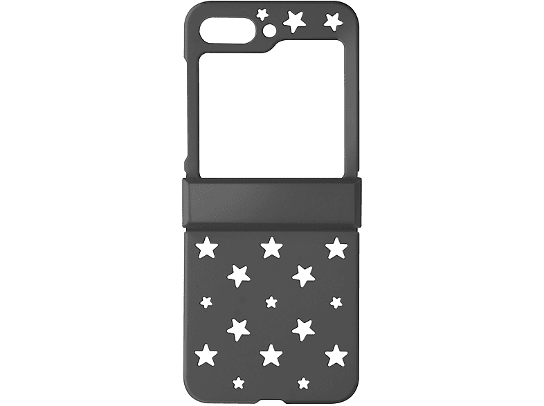 AVIZAR Star Case Handyhülle Series, Backcover, Samsung, Galaxy Z Flip 5, Schwarz