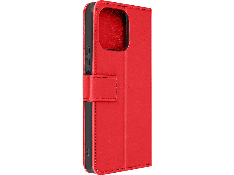 AVIZAR Essential Series Portemonnaie-Hülle Series, Bookcover, Honor, Honor X6a, Rot