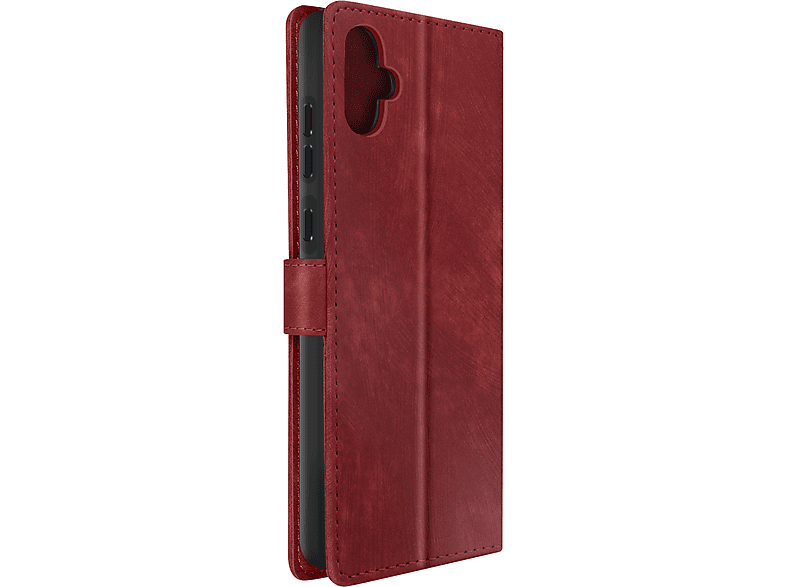 AVIZAR Strap Cover Portemonnaie-Hülle Series, Bookcover, Samsung, A05R, Rot