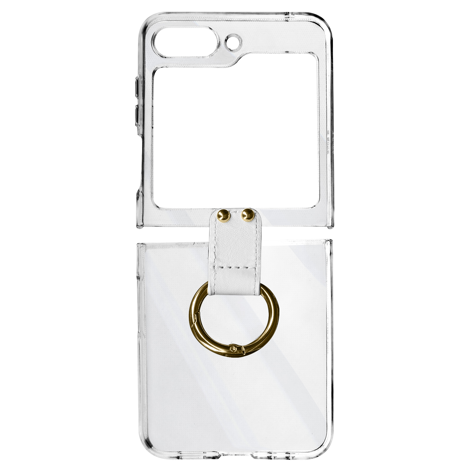 Backcover, Ring Flip AVIZAR 5, Series, Z Transparent Samsung, Galaxy Case