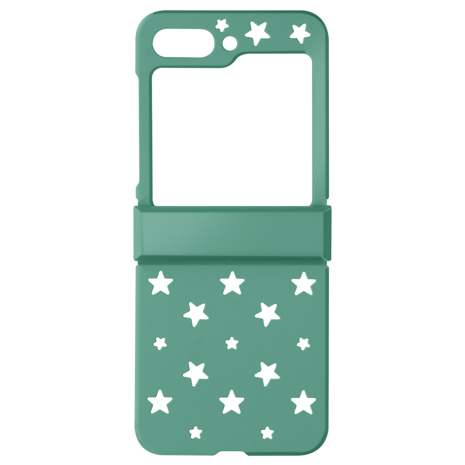 AVIZAR Star Samsung, Z Grün Backcover, Flip Case Galaxy Handyhülle Series, 5