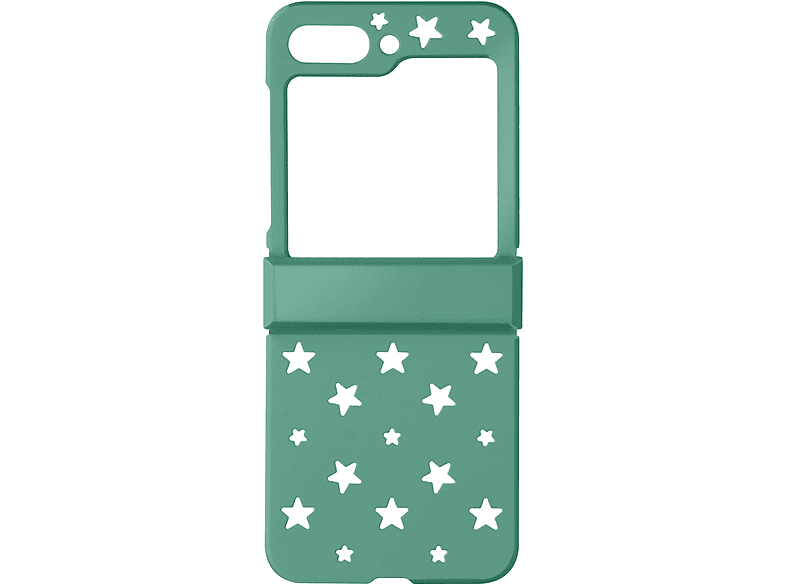 Z Flip Grün AVIZAR Galaxy Samsung, Star Backcover, Handyhülle Series, Case 5,