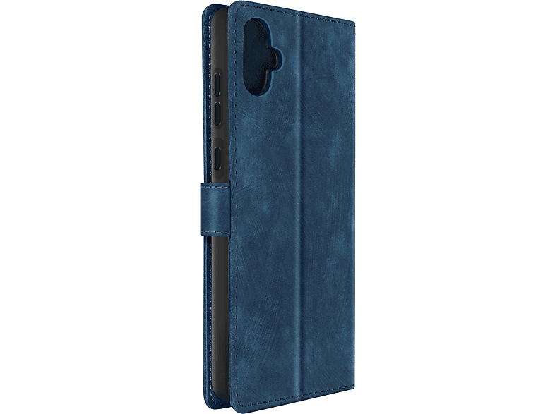 AVIZAR Strap Bookcover, Samsung, Series, Dunkelblau Portemonnaie-Hülle A05R, Cover
