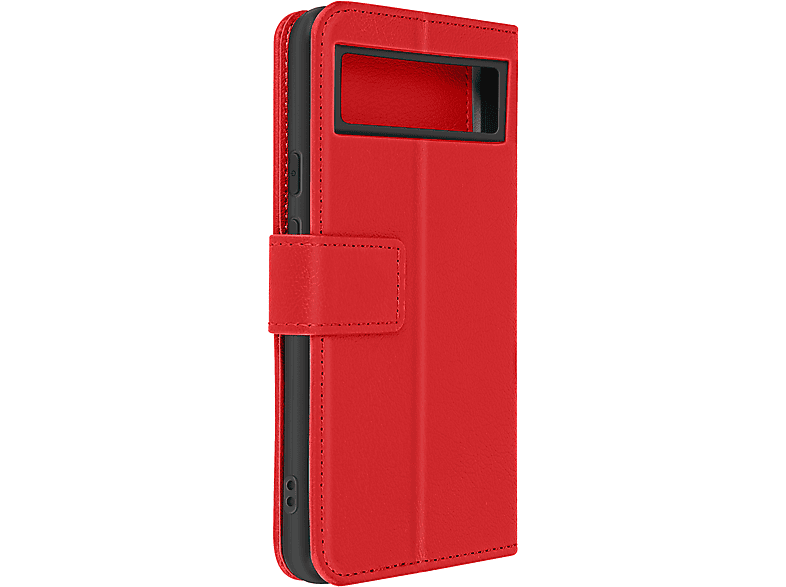 Series, Google, 8, Essential Portemonnaie-Hülle Pixel Rot Bookcover, AVIZAR Series