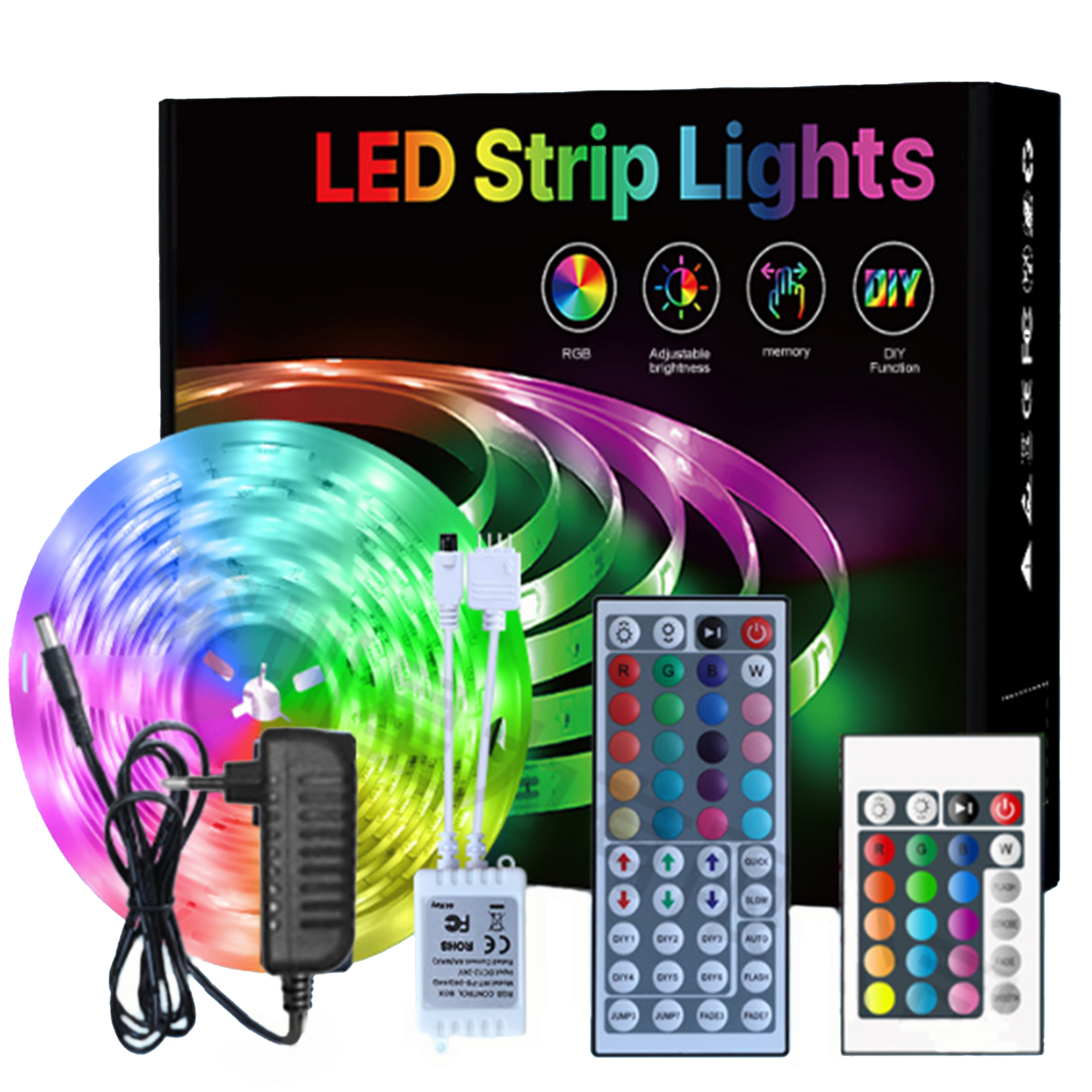 44 Fernbedienung Lichtstreifen, Tasten,Bluetooth,mit LAMON Mehrfarbig