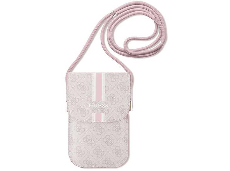 GUESS Universelle Universell, Torebka Umhängetasche, Cover, Tasche, Rosa Full Stripe