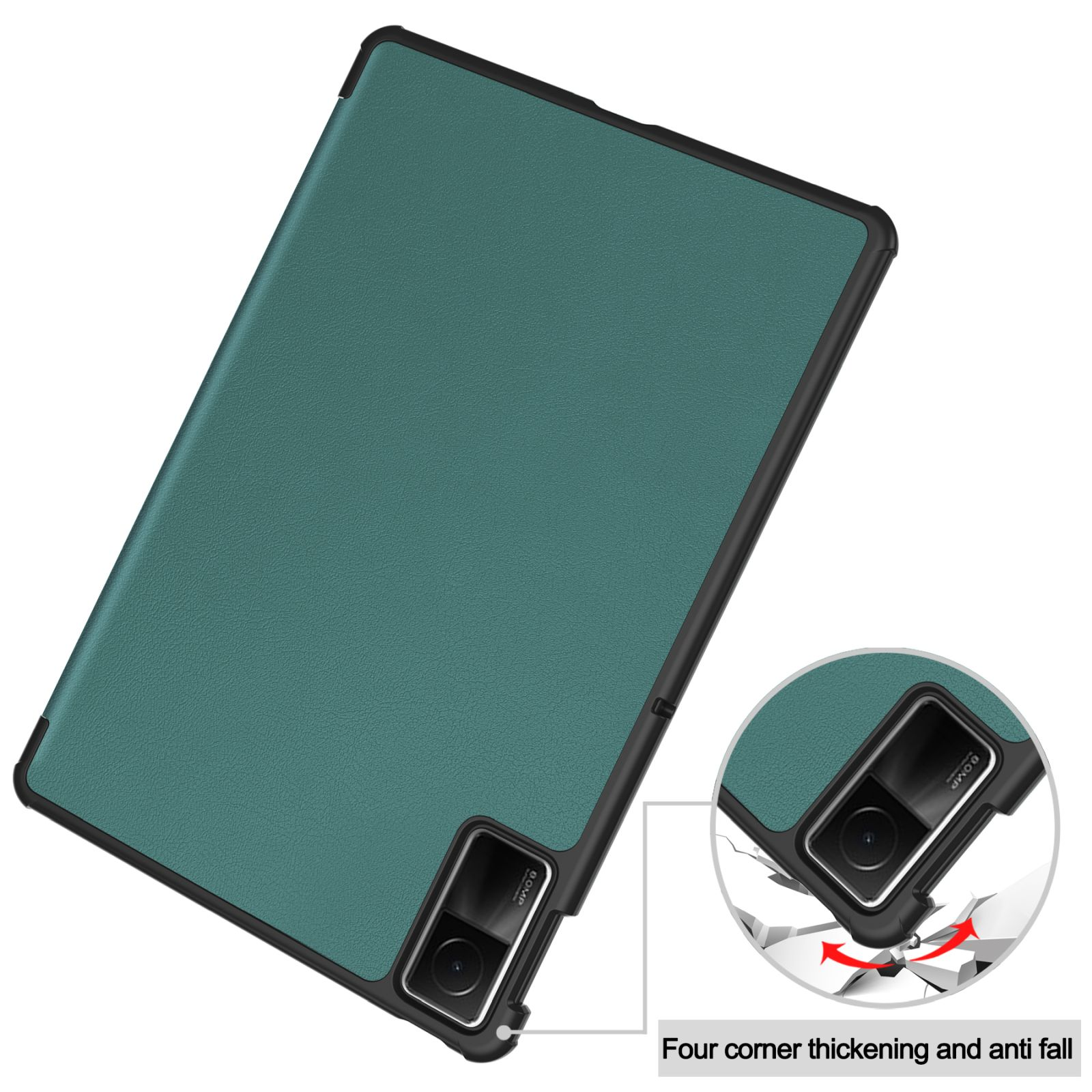 Hülle LOBWERK 11 für Xiaomi Pad Redmi 2023 Zoll Grün Bookcover Schutzhülle SE Kunstleder,