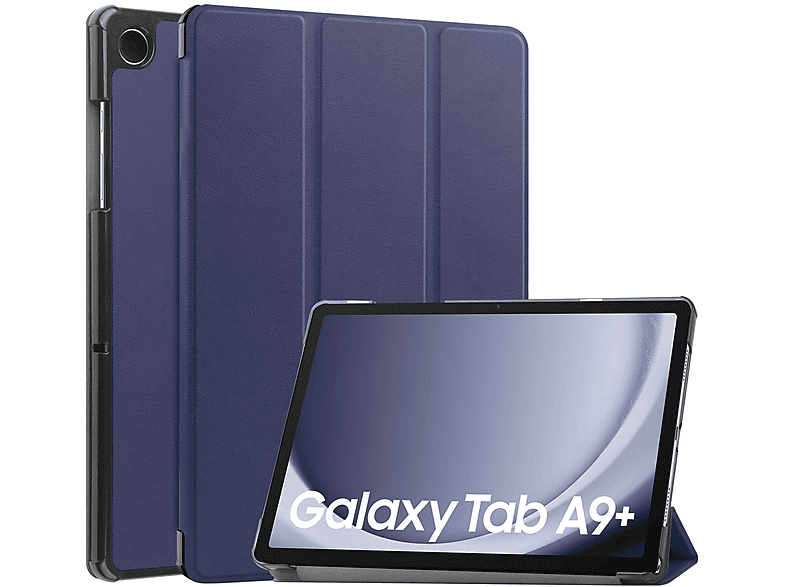 11 Schutzhülle Plus Hülle 2023 Zoll SM-X210/X216/X218 Blau Kunstleder, Tab Samsung LOBWERK für A9+ Bookcover