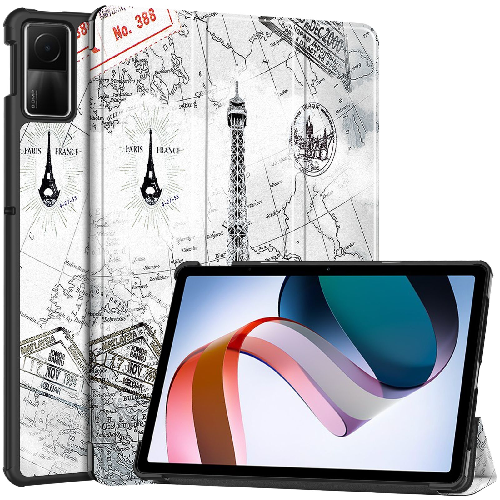 Bookcover Redmi LOBWERK 11 für Xiaomi SE 2023 Schutzhülle Zoll Pad Mehrfarbig Kunstleder, Hülle