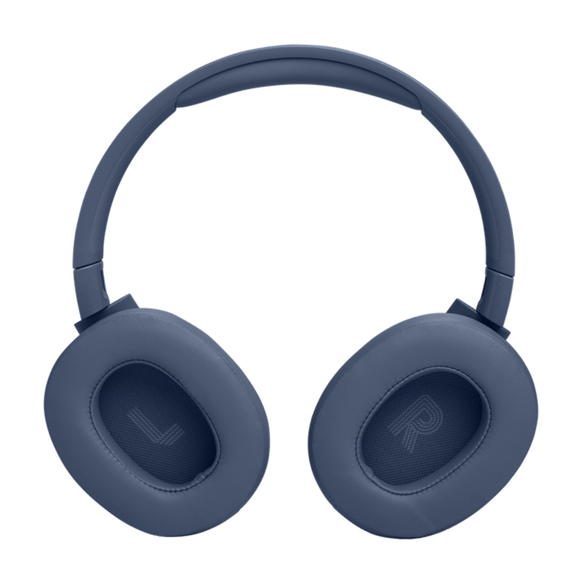 Auriculares azules con auriculares grandes y una diadema.