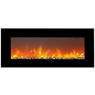 Chimenea eléctrica - XARALYN Rubyfires-Trivero130, 1400 W, Negro
