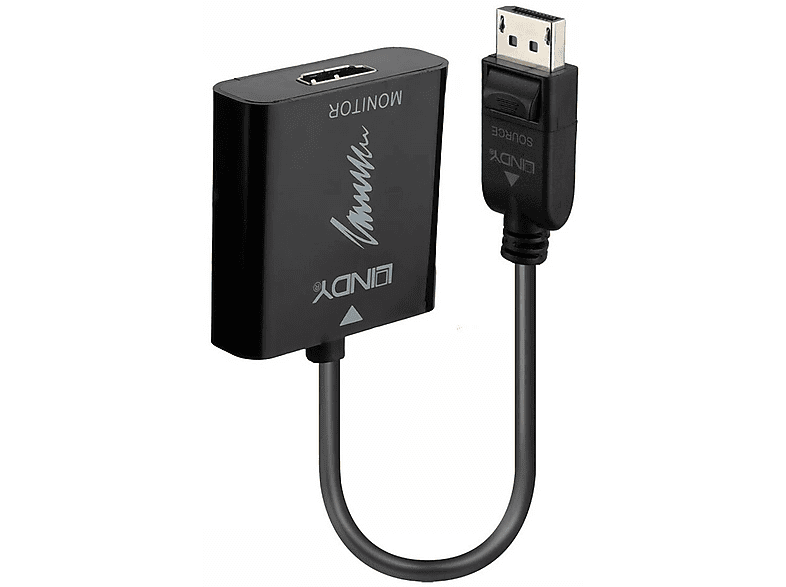 LINDY 41068 Schwarz DisplayPort-zu-HDMI-Adapter