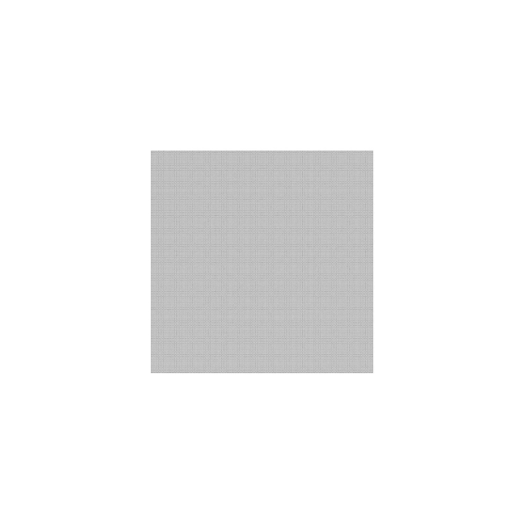 Una cuadrícula de puntos negros sobre un fondo blanco.