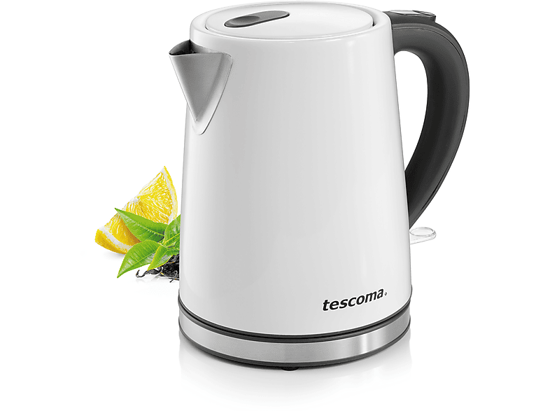 Tescoma Wasserkocher GrandCHEF 1,2 L – Weiß, Mit Skala Und Filter, Automatische Abschaltung