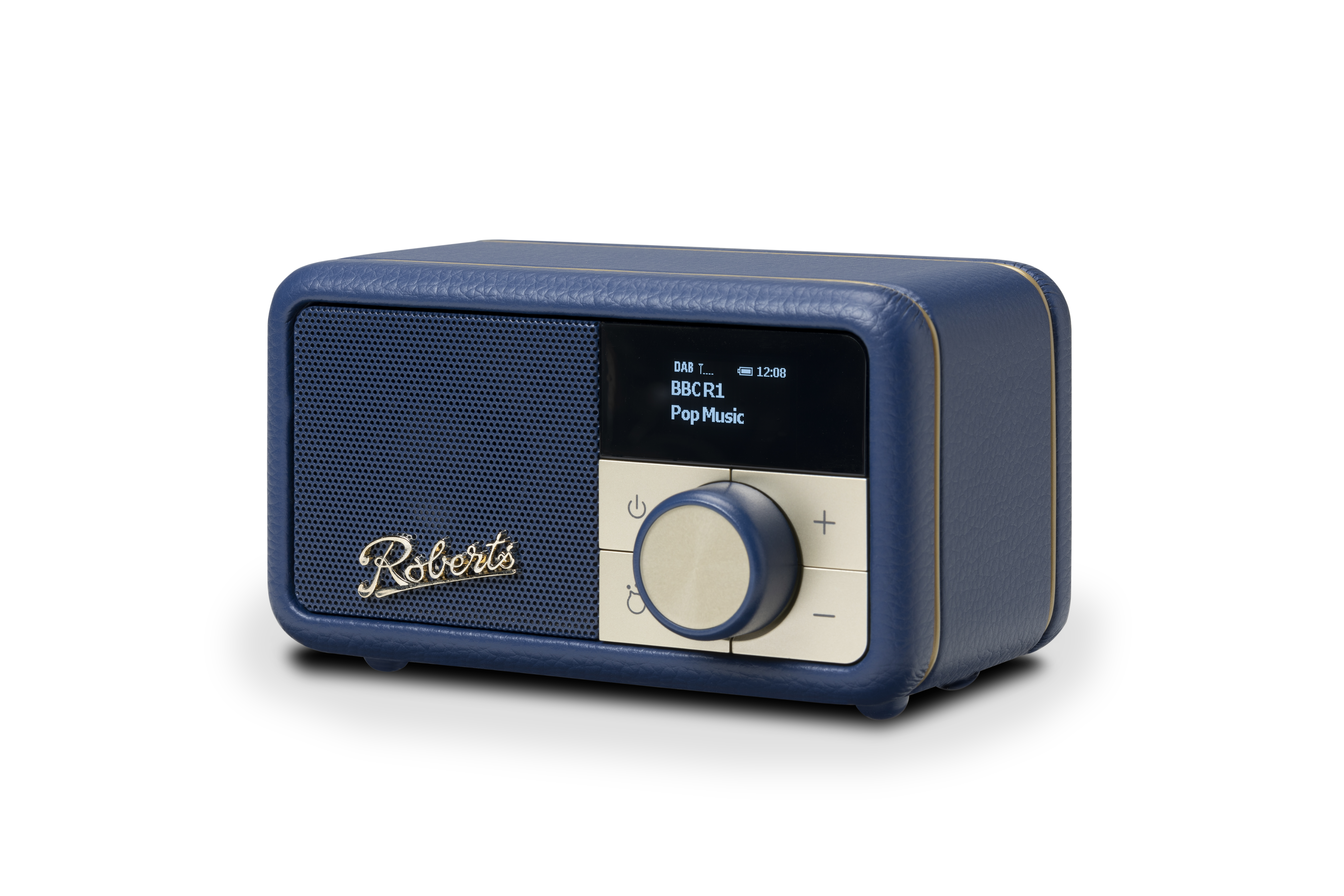 ROBERTS RADIO Revival Petite | midnight mit und DAB+ Digitalradio, tragbares Akku blue FM Blau / DAB+, integriertem | Radio Bluetooth