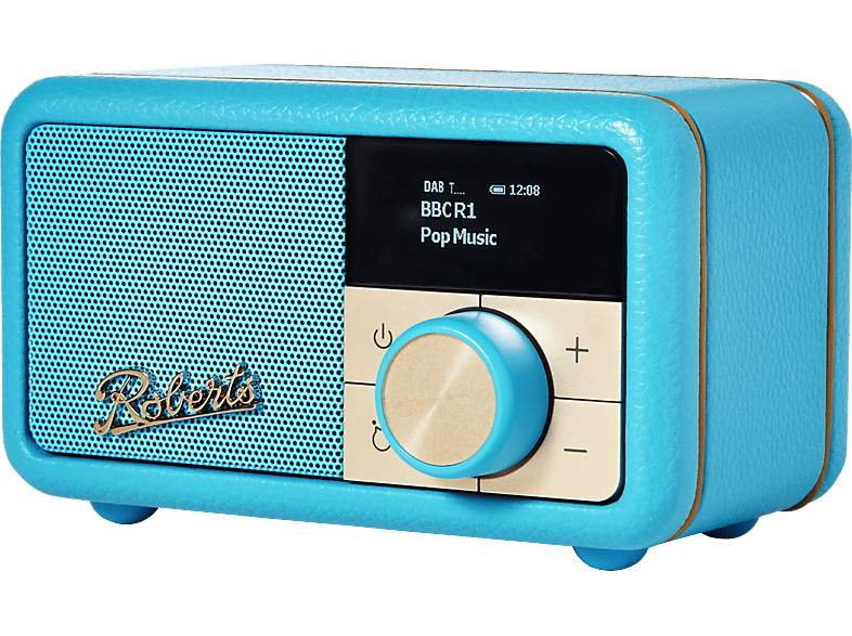 integriertem blue Digitalradio, Revival tragbares FM electric RADIO und Radio DAB+, DAB+ Akku | | ROBERTS mit Petite Blau / Bluetooth