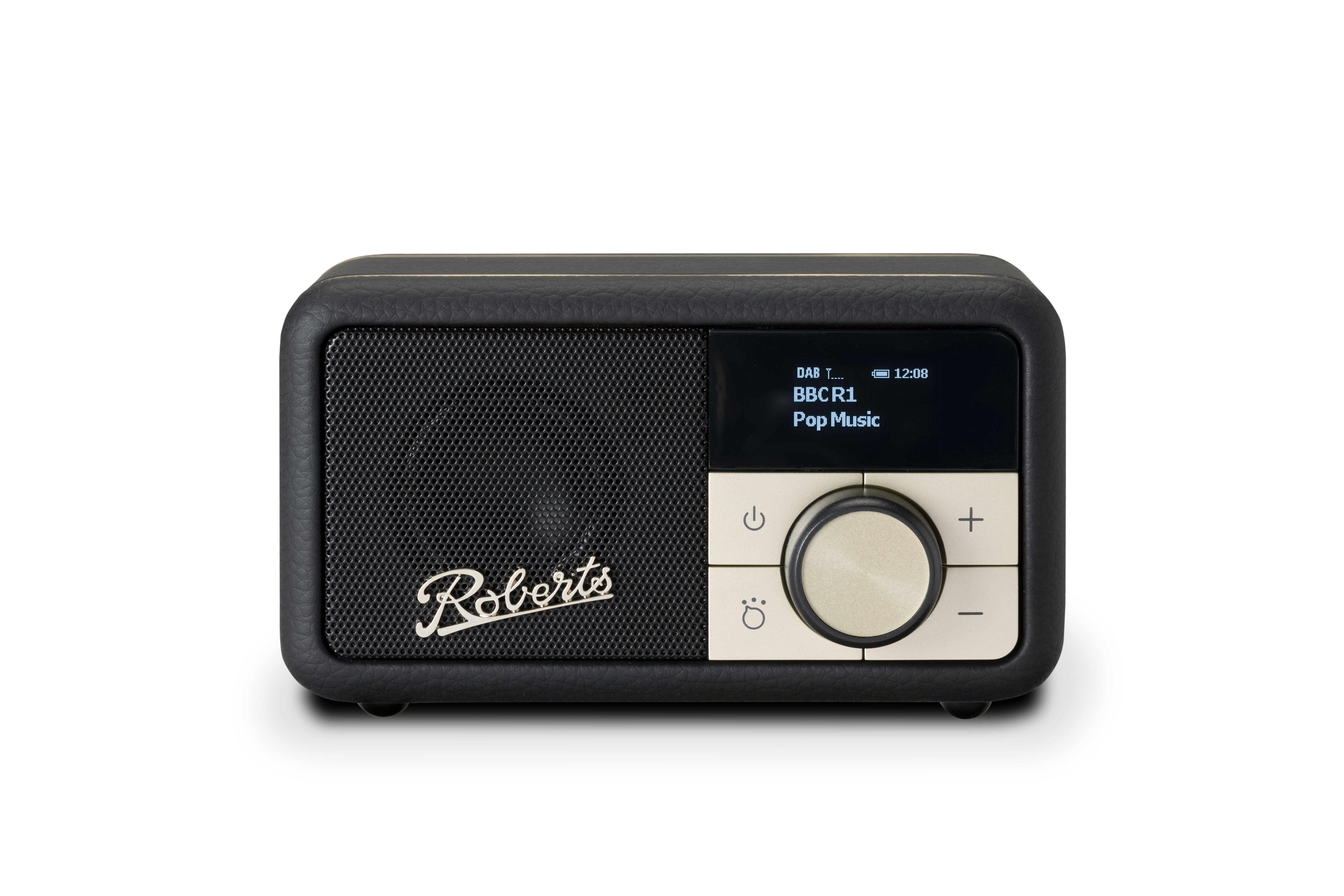 ROBERTS RADIO Revival DAB+, DAB+ | Akku / mit Petite und FM Schwarz tragbares Radio integriertem Digitalradio, black Bluetooth 
