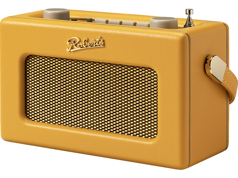 ROBERTS RADIO Revival Uno BT Radio | Digitalradio, Gelb sunshine yellow tragbares Bluetooth DAB+/FM | mit DAB