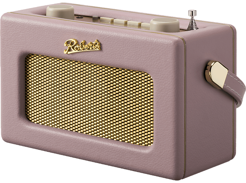 ROBERTS RADIO Revival DAB+, Uno BT Radio DAB+/FM mit dusky | tragbares Bluetooth pink Digitalradio, Pink 