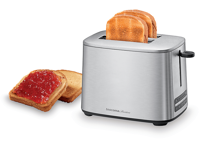 TESCOMA PRESIDENT Toaster Silber (1000 Watt, Schlitze: 2)