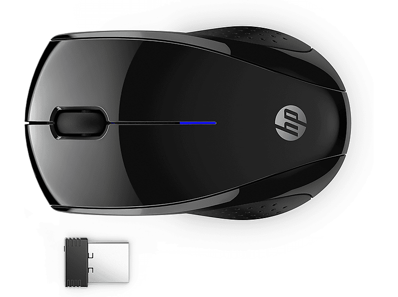 HP 220 Silent Wireless Mouse Maus, Schwarz