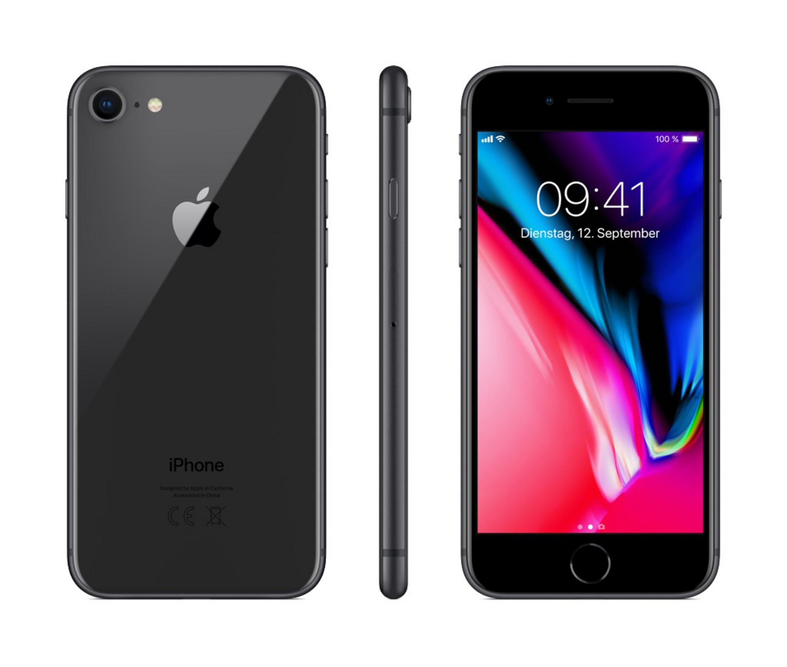 Apple iPhone8 64GB スペースグレー APPLE IPHONE 8 64GB SPACE GRAU 64 GB Space Grey | MediaMarkt