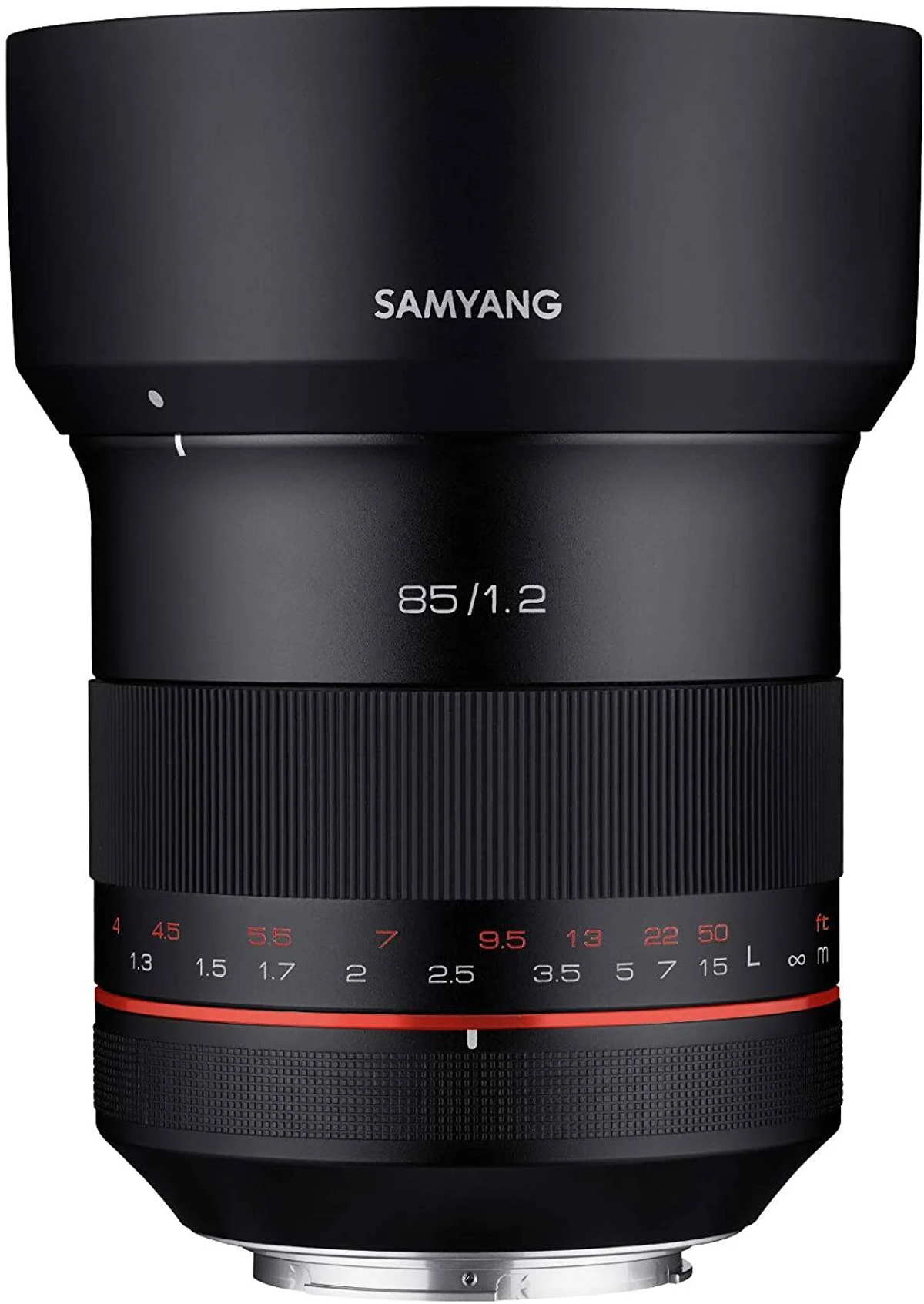 SAMYANG XP 1,2/85 Canon EF Canon Schwarz) (Objektiv für EF-Mount, 1,2