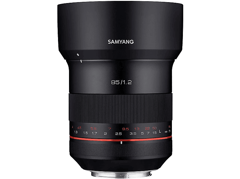 SAMYANG XP 1,2/85 Canon EF Canon Schwarz) (Objektiv für EF-Mount, 1,2