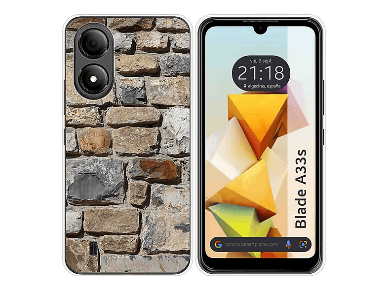 ZXLZKQ Cover Per ZTE Blade A33s - Custodia TPU Morbida E Ultrasottile, Antigraffio, Protezione Antiurto, Nero