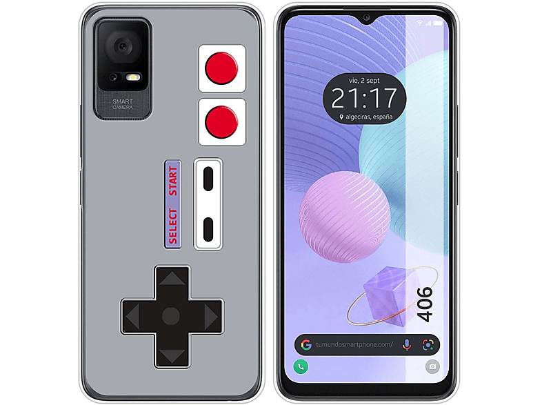 Funda Cartera Para TCL 406s / TCL 406 - Cuero PU, Ranuras Para Tarjetas, Función Atril Y Protección Antigolpes. ¡Elegante Y Práctica!