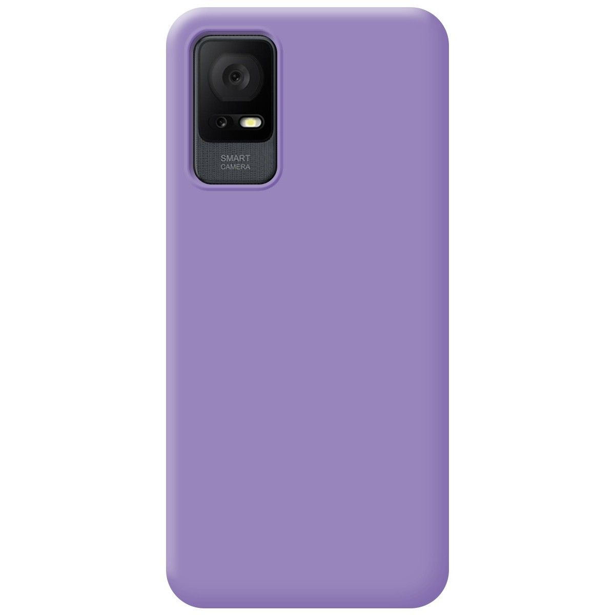 Custodia: Retro viola tinta unita con modulo fotocamera nell'angolo in alto a sinistra.