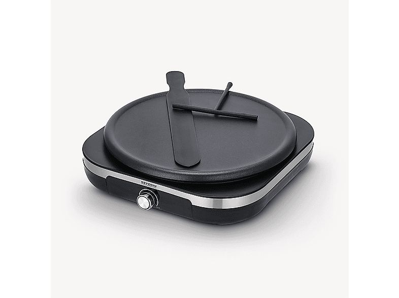 SEVERIN CM 2199 CrêpesMaker gebürstetschwarzsilber MediaMarkt