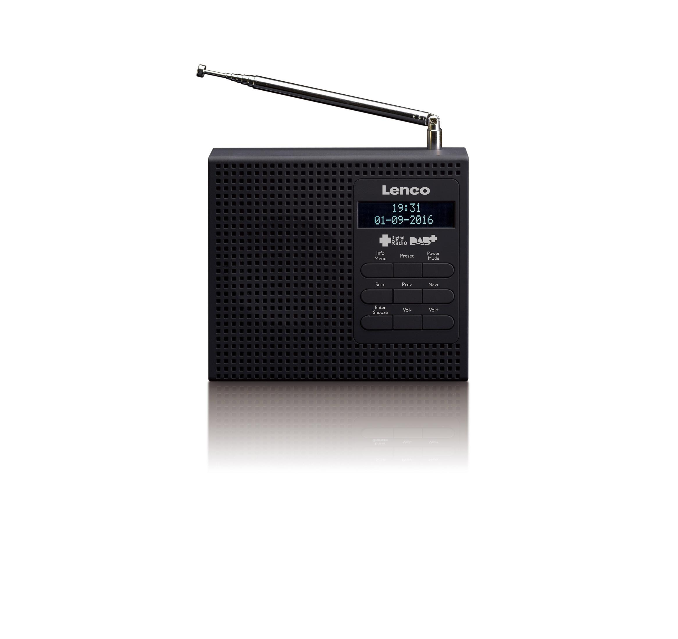 LENCO PDR 19 Schwarz Radio, DAB+, FM, BK Digital, DAB