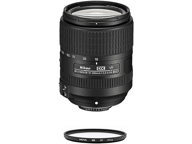 Objetivo NIKON AF-S 18-300MM ED VR DX, Negro - Main Image