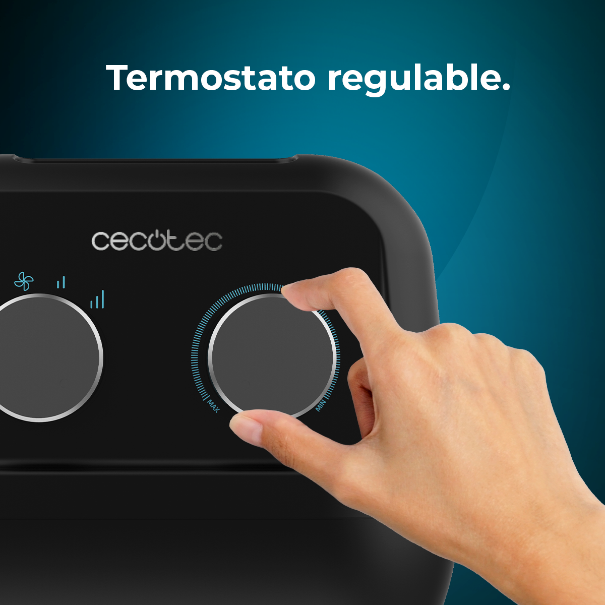 CECOTEC ReadyWarm 1500 Max Ceramic Heizlüfter (1500 Watt, Raumgröße: 120 m²)