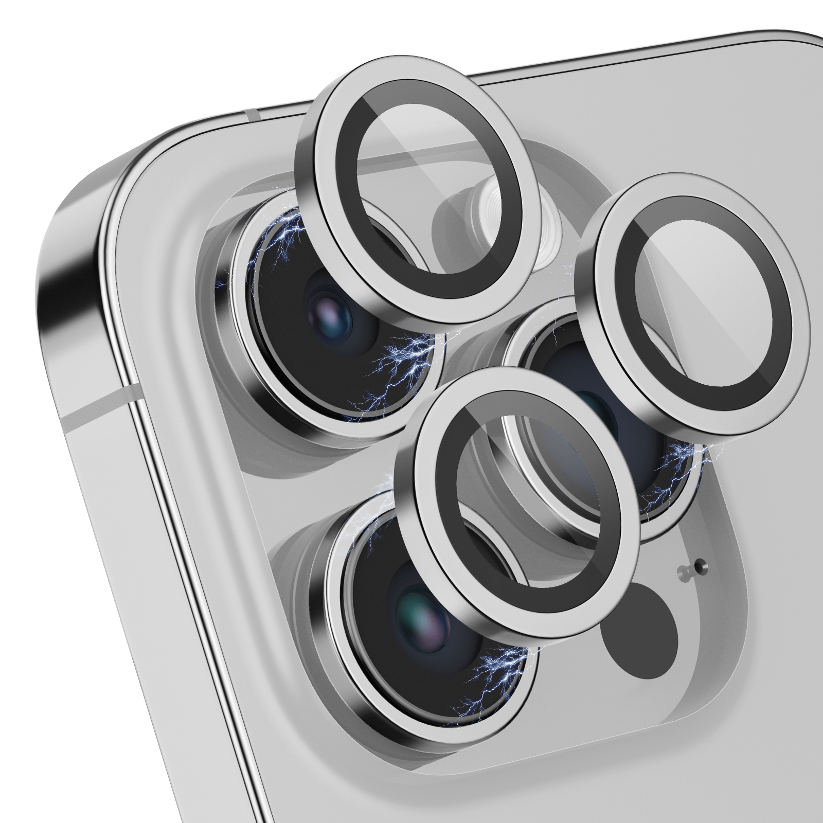 14 Max) 14 Apple Pro Pro;iPhone iPhone MOBSTORE Kameraobjektivschutz, Silber Schutzglas(für