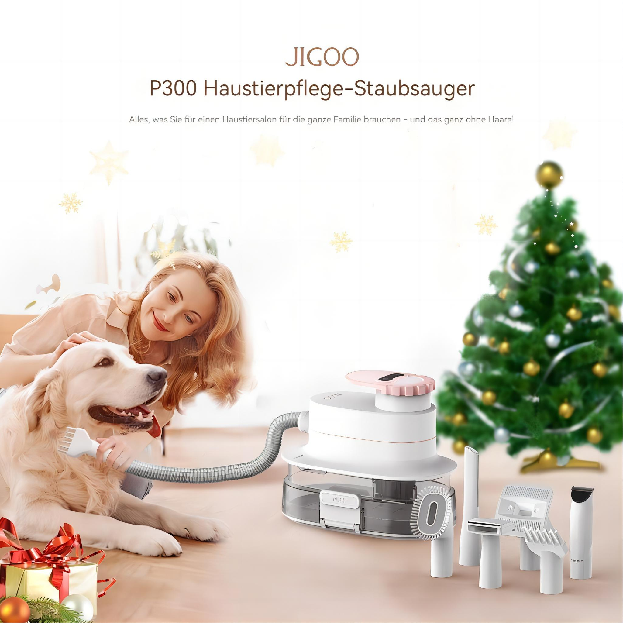 JIGOO P300 Hundeschermaschine Staubsauger mit