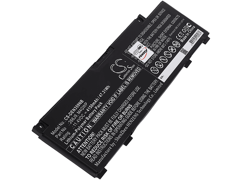 Tablet Battery replaces HP AO02XL, 728558-005 - 4150 mAh 7.4 V Li-polymer 800107