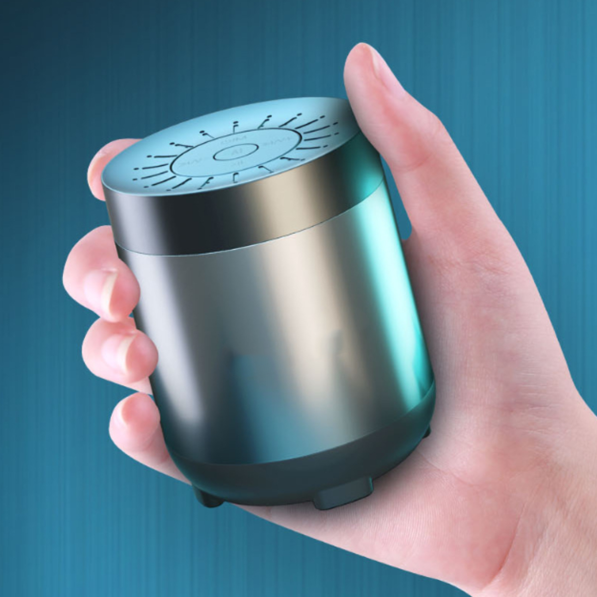 ENBAOXIN Drahtloser Bluetooth-Lautsprecher, Kompakt und Schwarz Bluetooth-Lautsprecher, Akkulaufzeit Tragbar, Lange