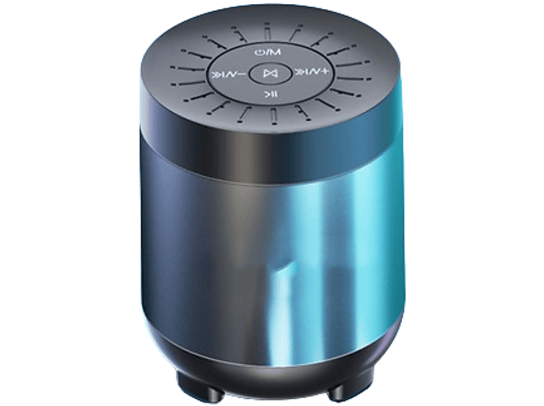 Tragbar Rauschunterdrückung, BYTELIKE und Kompakt Bluetooth-Lautsprecher, Bluetooth-Lautsprecher Antimagnetische Drahtloser - Schwarz