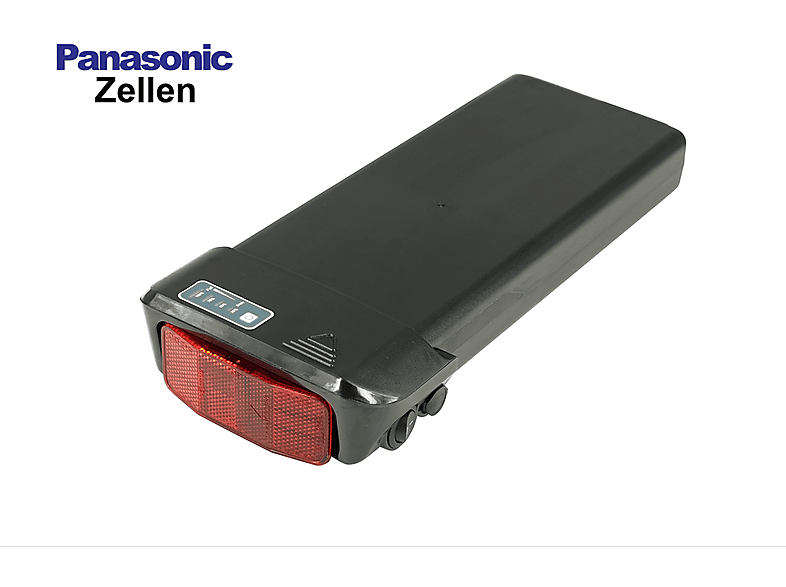POWERSMART mit Reflektor Pedelec Schwarz Gepäckträger Elektrofahrräder Batterie Li-ion E-Bike Akku, 36 Volt, 14000 mAh