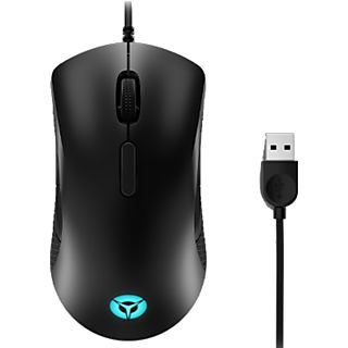 Ratón gaming - LENOVO Legion M300 RGB, Por cable, 8000 ppp, Negro