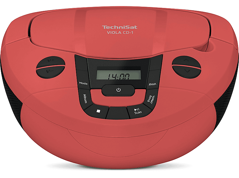 TECHNISAT VIOLA CD-1 rot FM, AM, CD-Player