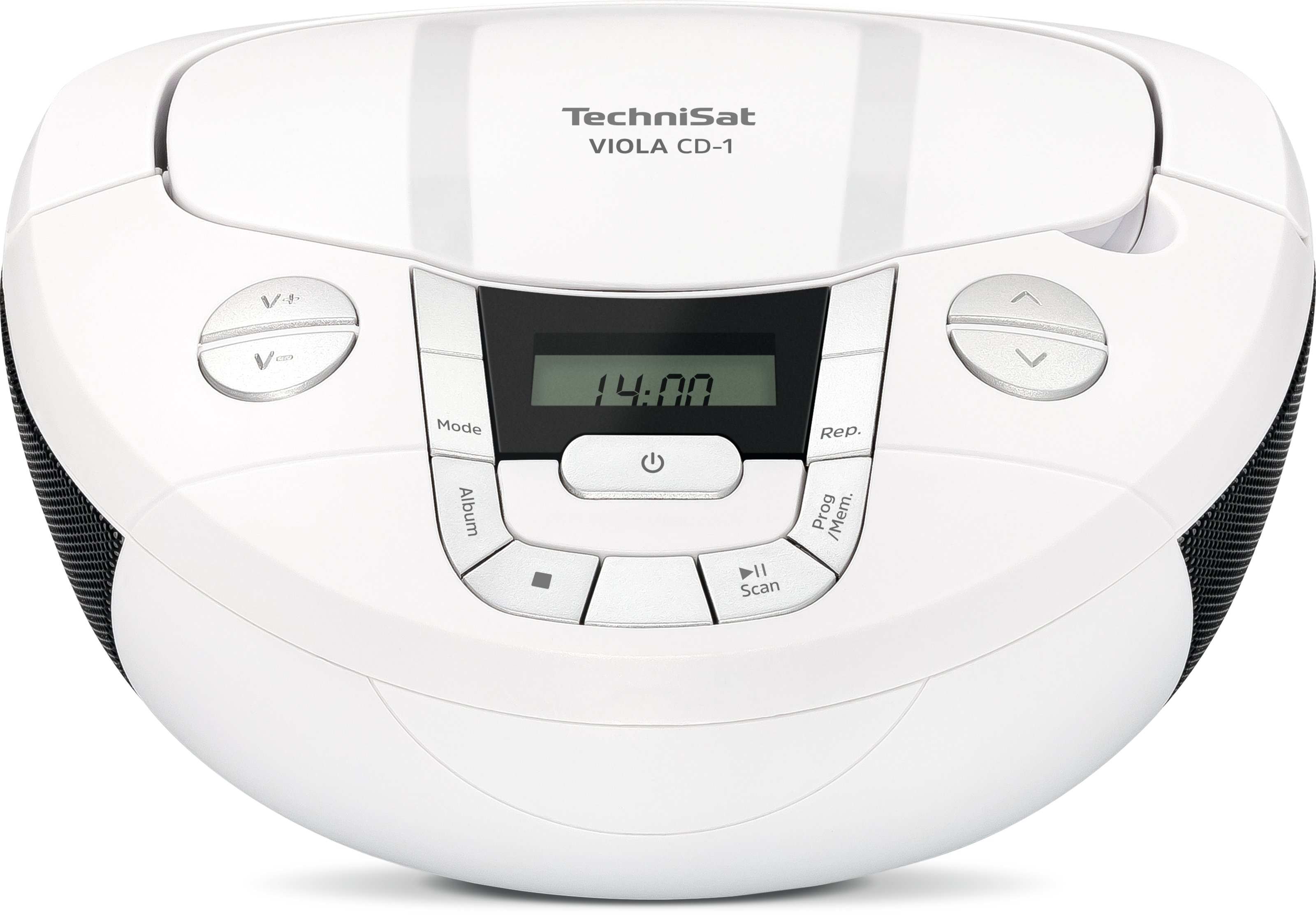 VIOLA TECHNISAT CD-Player, FM, AM, weiß CD-1