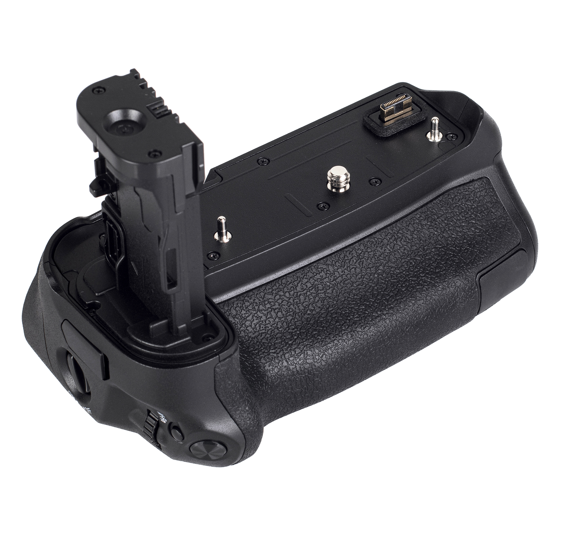 AYEX Batteriegriff Canon Black USB-C Handgriff BG-E22 R kompakter mit Batteriegriff, Ladefunktion + EOS Ra Netzteil